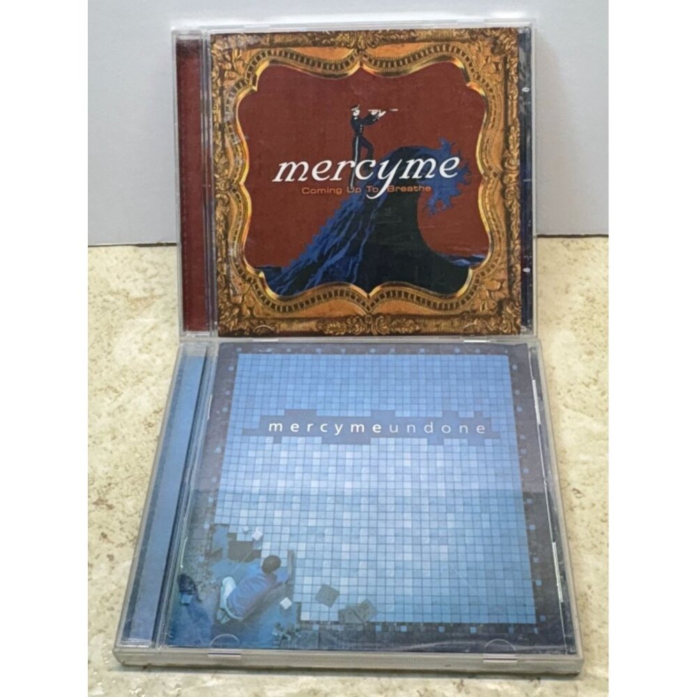 MercyMe Undone and Coming Up to Breathe CD Lot Christian Rock